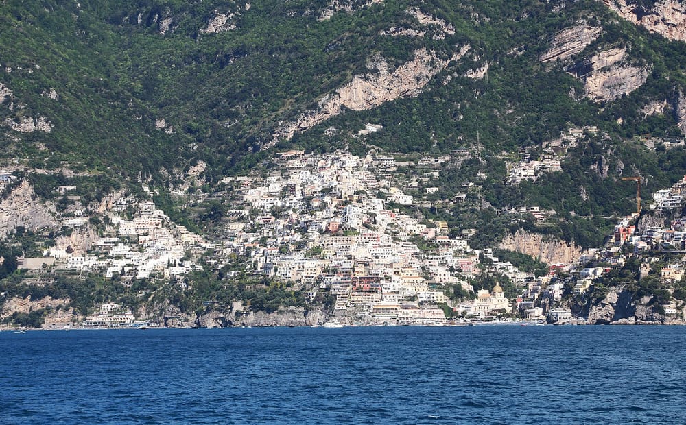 casas coloridas de Positano, na Costa Amalfitana
