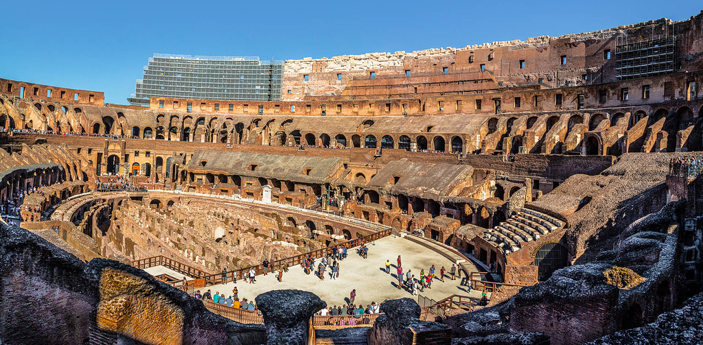 Coliseu de Roma, na Itália