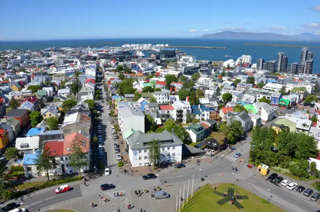 Vista de Reykjavík